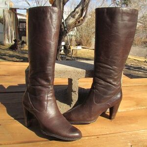 Born Crown "Kit" tall Brown leather boots